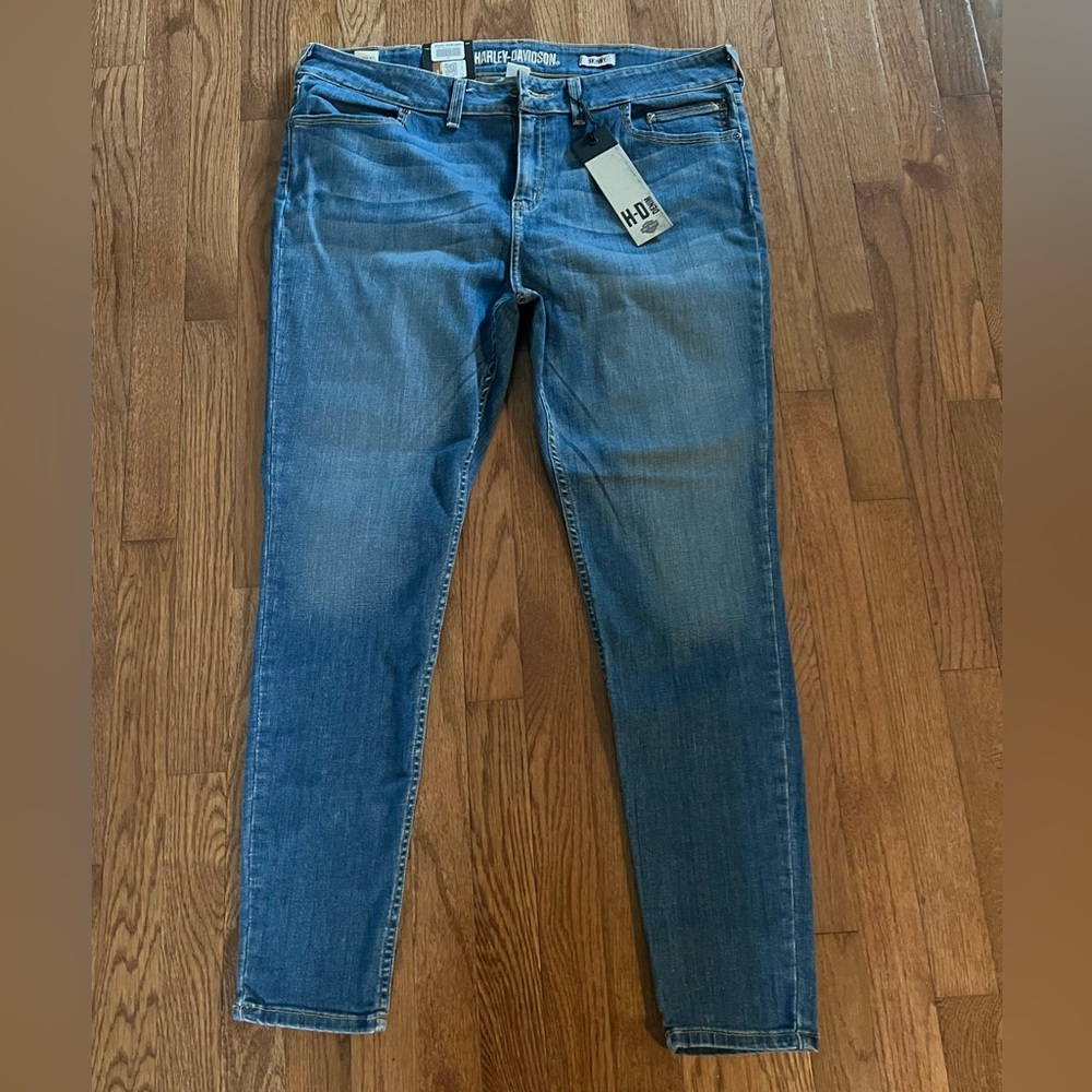 Harley Davidson skinny jeans size 18